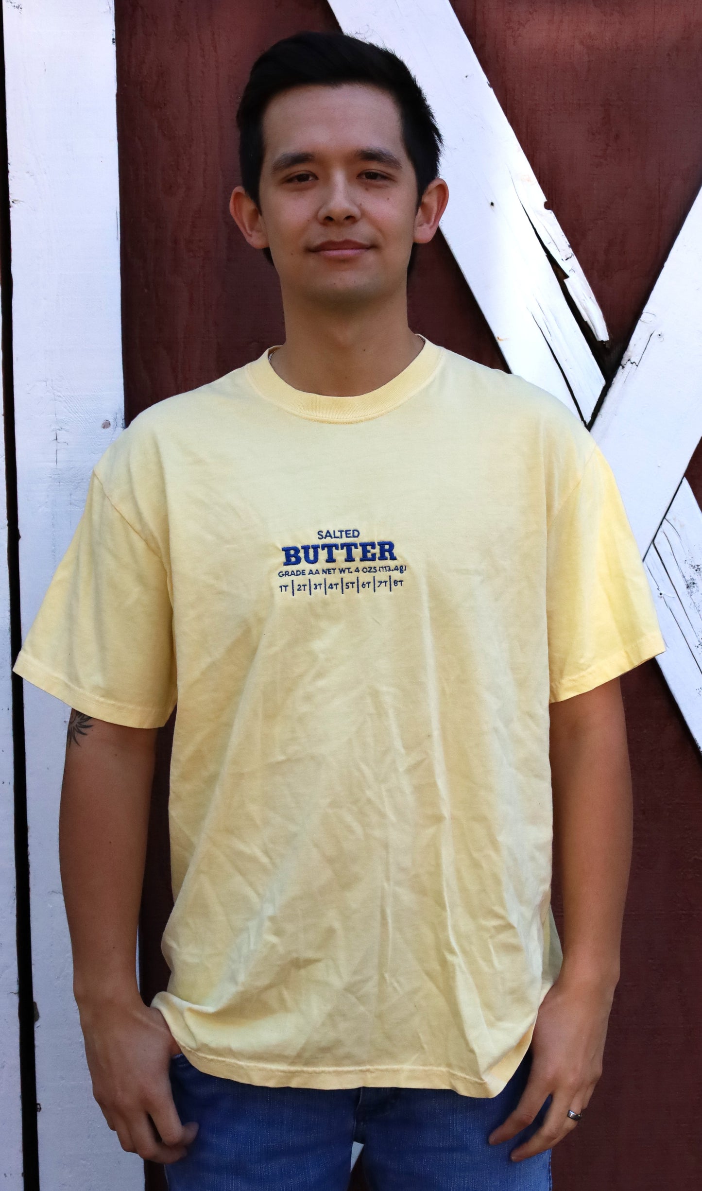 Butter Embroidered T-Shirt
