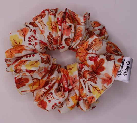 Fall Leaves Scrunchie