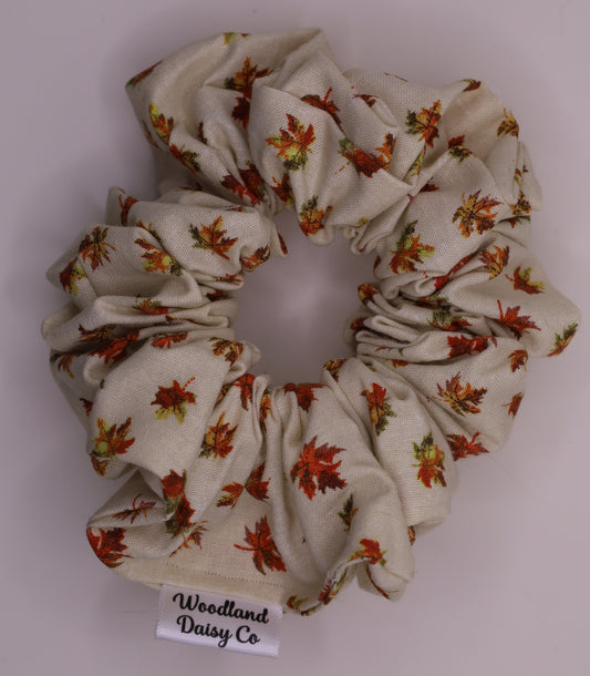 Maple Leaves Scrunchie