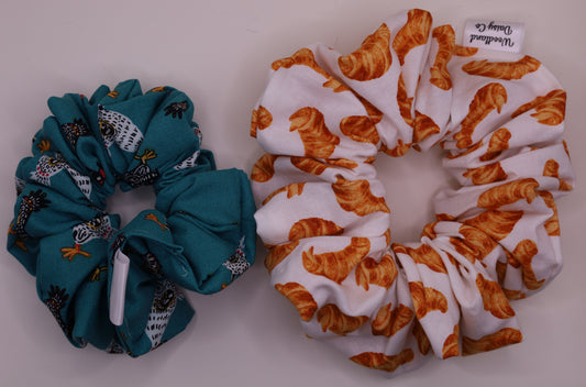 Lavender Satin Scrunchie