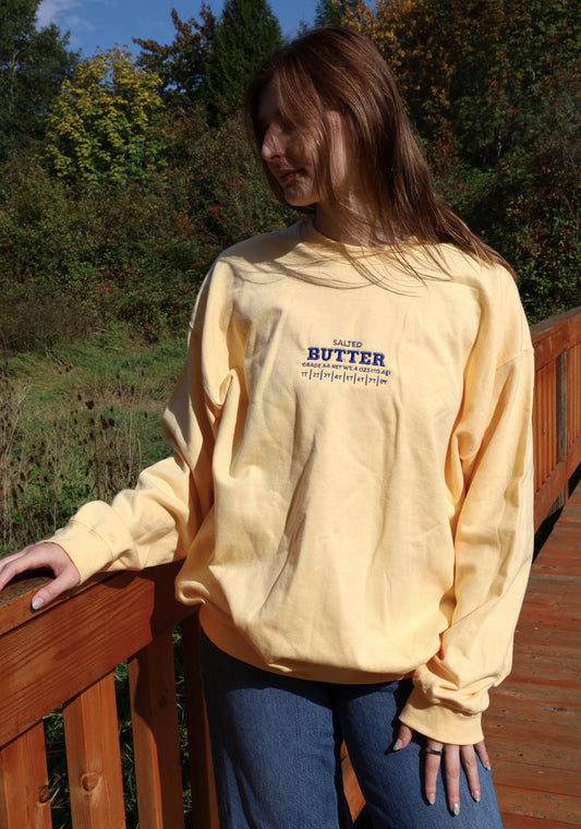 Butter Embroidered Sweatshirt