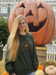 Halloweentown University Embroidered Crewneck Sweater