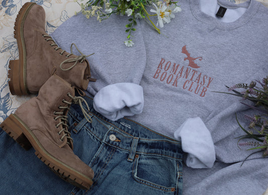 Romantasy Book Club Embroidered Sweatshirt